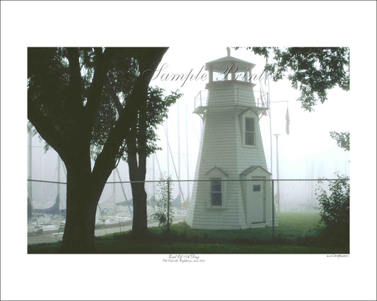 END OF A DAY - Old Oakville Lighthouse