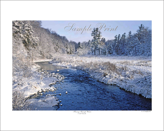 FLOWING THROUGH WINTER - North Oakville