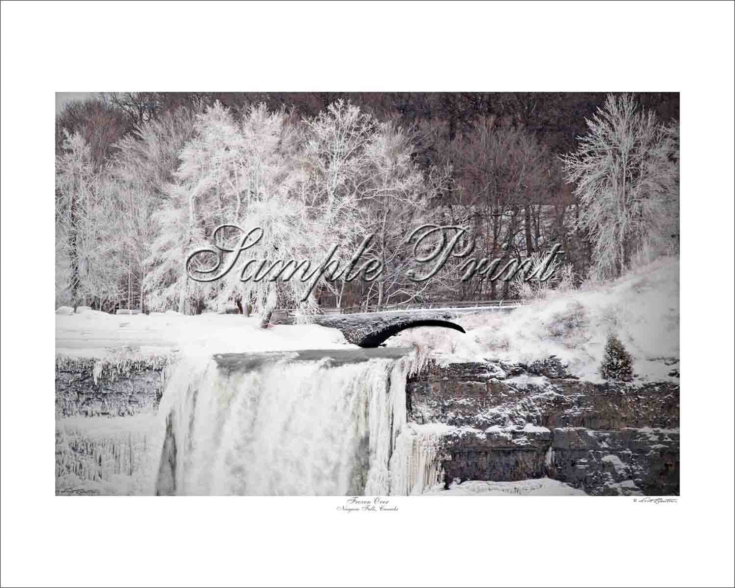 FROZEN OVER - Niagara Falls, Canada