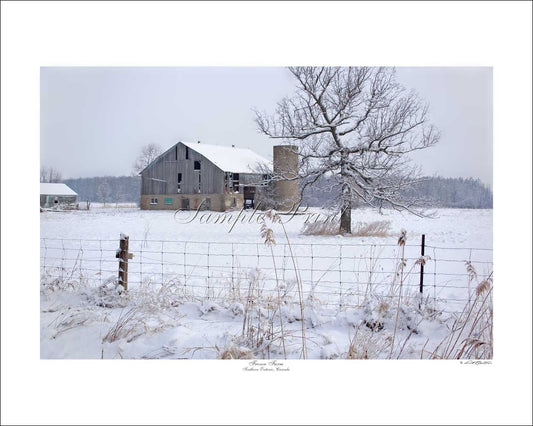 FROZEN FARM - Southern Ontario, Canada