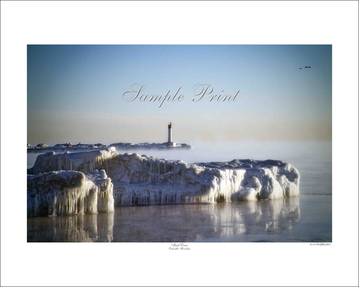 ICED OVER - Oakville Shoreline