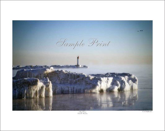 ICED OVER - Oakville Shoreline