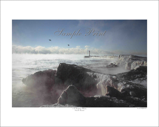 NO ESCAPING WINTER - Oakville Shoreline
