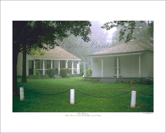 PAST TREASURES - Thomas House, circa 1829 & Old Post Office, circa 1856