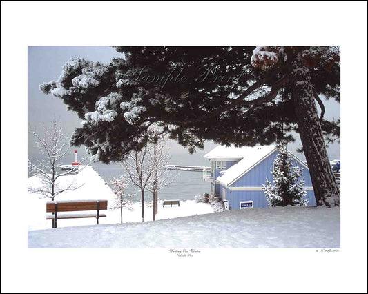 WAITING OUT WINTER - Oakville Pier